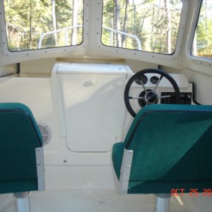 Note port seat moved to port side to give more room for passage