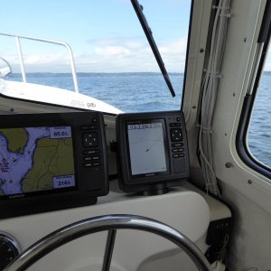 Crossing the Sound over towards Kingston