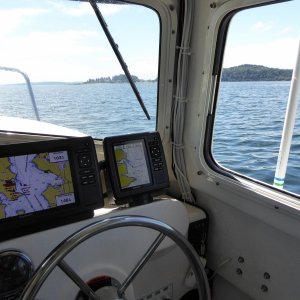 Passing Eagle Harbor on Bainbridge Island