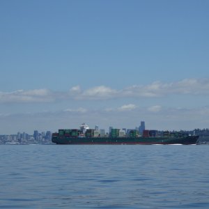 Freighter must be heading to Tacoma