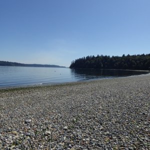 East side of Blake Island, looking South