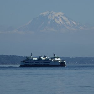 Mount Rainier from Blake Island