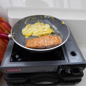 Breakfast on Thursday morning 7/19/18. No bacon?