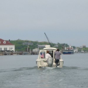 Leaving the MA coast and heading to Cuttyhunk Island