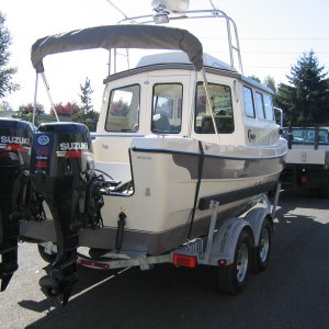 Leaving factory for sea trial with Scott mathews