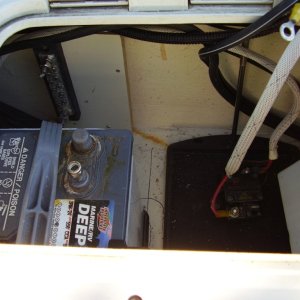 Media '#17 this position interfered with the removal of fore battery...final position will be two inches to the right' in album '#2 The fore battery holder in place'