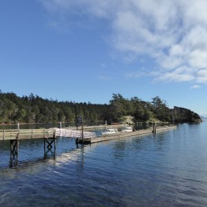 The clouds were gone by about noon