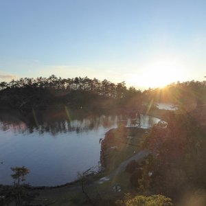 Sunset at Sucia on Christmas Eve