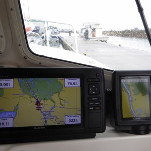 Media 'Back at the barn. 76.6 nm on this trip. Now at 325 hours on the Mercury 90.' in album 'Lights installed, and boat loaded with presents for family, ready to depart Monday morning Dec 24th'
