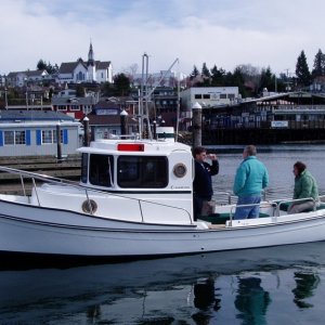 Les with the C*Ranger 21 EC. This is a sweet boat!