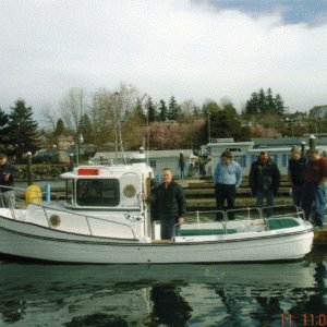 (R/J): Joe (R-Matey) on board the C-Ranger 21.