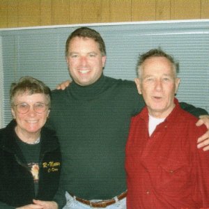 (R/J): John (center), owner of a 22CD (TBD) with Ruth & Joe (R-Matey).