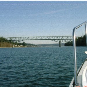 Media '(R/J): Approaching the bridge after leaving Poulsbo.' in album '(Anna Leigh)'