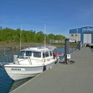 Setting out for a day trip to Cypress for some hiking. Of course I could have just stayed the night at Doe Island, but NOAA was calling for SCA and 3-5 footers, so I made a run for it back to home port. Turned out to be a false alarm, so I'm heading back out!