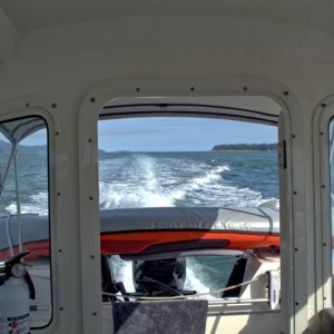 Cruising up Bellingham Channel