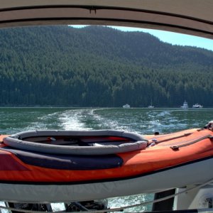 Departing Eagle Harbor. What a great day!