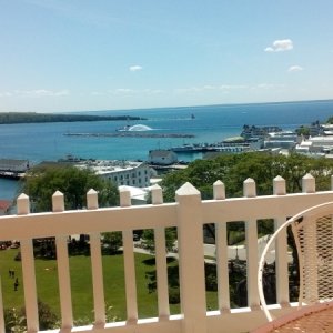 Fort Mackinac's Tea Room Patio
