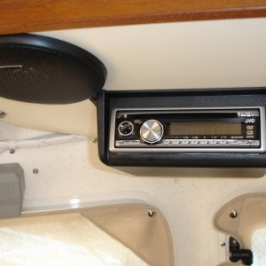 DVD/CD Player with XM Satelite Radio. Music as we cruise.