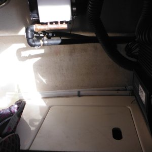 PVC in berth to keep mattress warm & dry