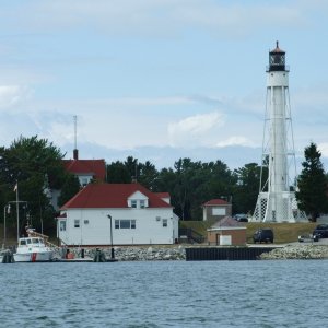 Entering Sturgeon Bay from Lake Michigan