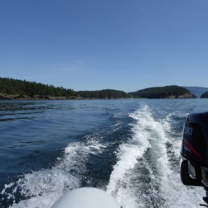 Leaving Shallow Bay, heading over to Patos