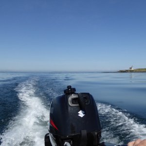 Leaving the Patos Lighthouse