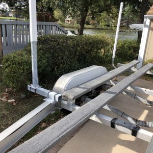 Starboard HDPE fender well material, stbd