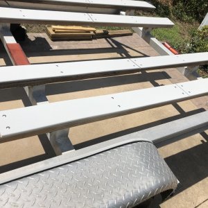 Media 'Trailer skid mod for expansion 2' in album 'Plywood with carpet fender well'