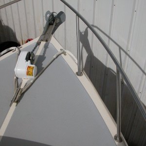 Media 'New 4" bow chocks shown with 1/2" braid dock line with added  shaffing gear' in album 'New 4" bow chocks shown with 1/2" braid dock line with added  shaffing gear'