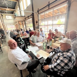 C-Brats enjoying supper at San Juan Island Brewing co