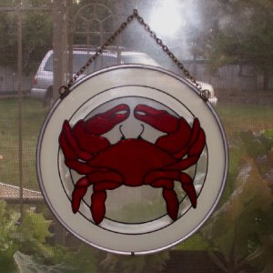 Crab in Window