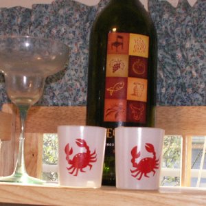 Crab Shot Glasses