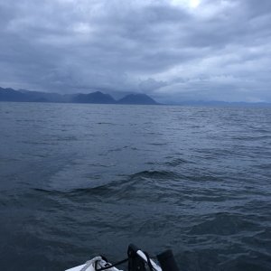 Bottom fishing a few miles offshore from Lippy