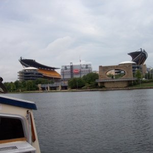 Three Rivers Stadium,  Pittsburgh, PA  1600 miles to go