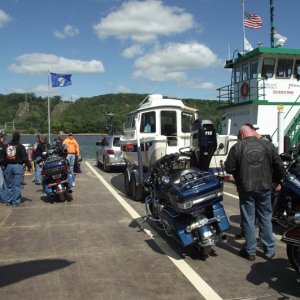 Midnight Flyer on Cassville Ferry