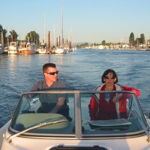 Our first boat the Trophy 2052WA. Had it less than a year then moved up to a dry, warm C-Dory.
