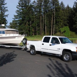 Upgraded tow rig, new 2007 Silverado Classic with Duramax and 6 speed Allison Transmission - That should do the trick for the tow up to Prince Rupert BC