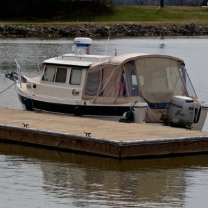 Morning at our Homeport  - Ditto Landing Marina, Wheeler Lake