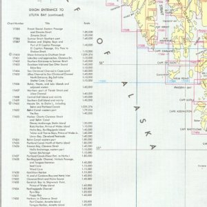 Media 'SE Alaska chart catalog, SW quadrant' in album 'Jacari Maru at Cordero Lodge, BC'