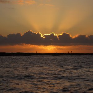 Sunrise in the jetties