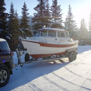 First tow - January, sub-zero temps.