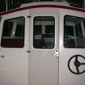 A view of the aft helm.