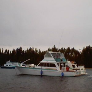 (Mr. Fisherman) Tinker Toy with the 36' Whistle Punk Starboard tied.