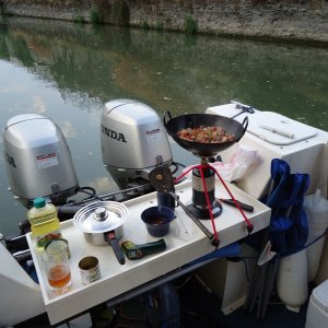 We\'ve added a wok to the galley