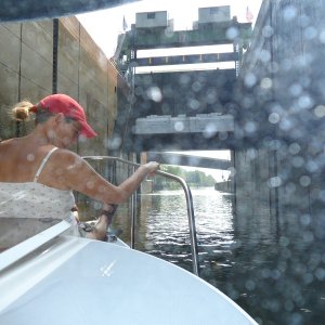 Media 'Leaving Lock 17' in album 'We launched in Buffalo and stored our truck and trailer'