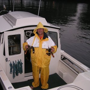 (Larry K) Lobster cookout at Fawn Island ONT, St Clair River