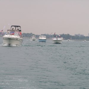 Port Huron, Michigan Coast Guard Appreciation Day Boat Parade 8-20-2005