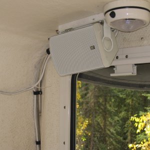 Polyplanar speaker installation with 3/4" starboard spacer