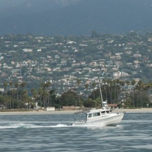 Fishtales leaving SB harbor.