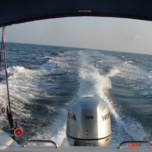 Headed offshore Apalachicola for first fishing trip
